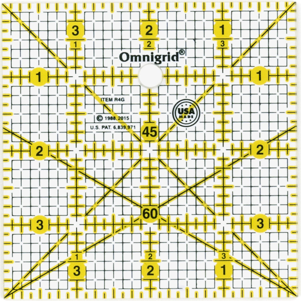 Square Grid Ruler, 4" x 4"