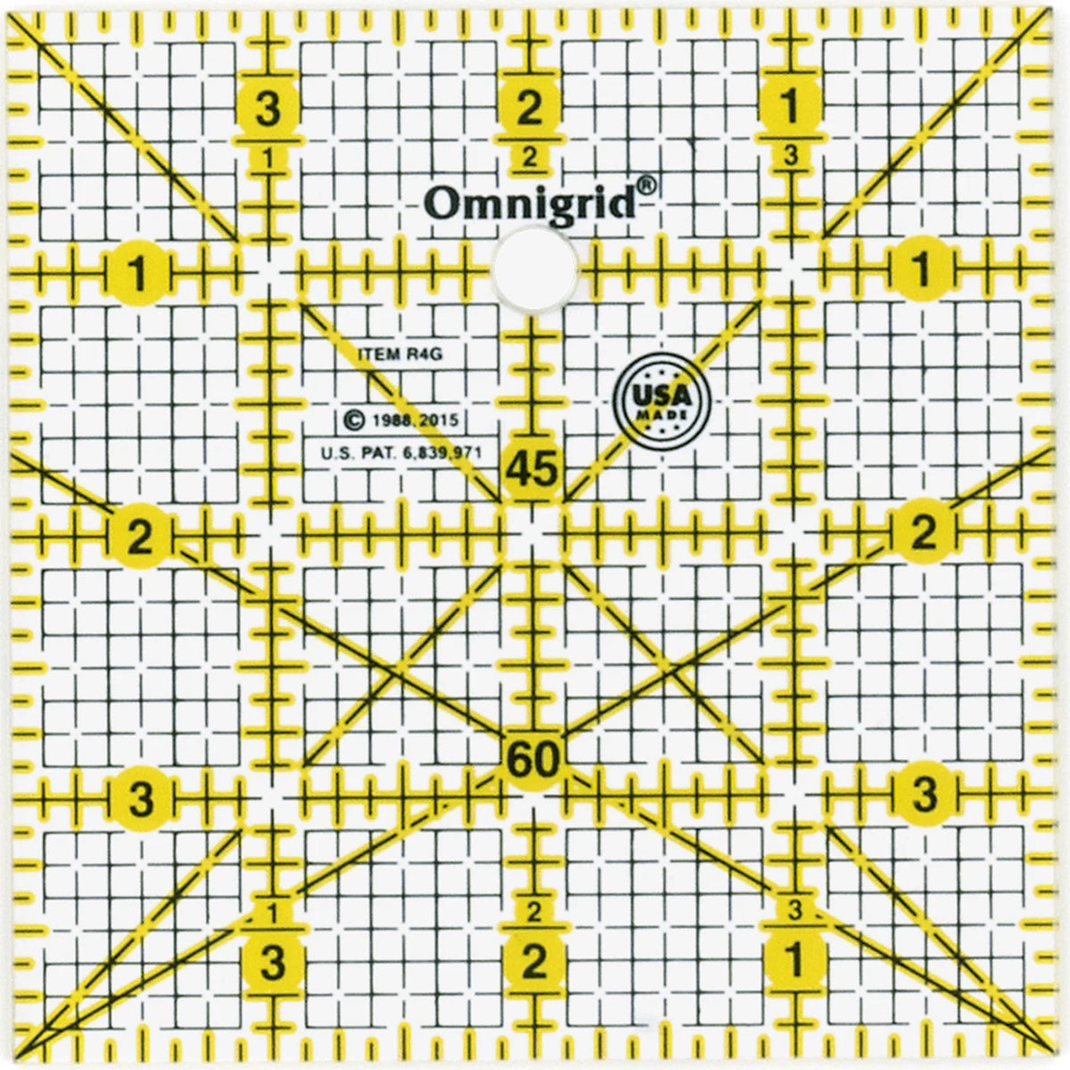 Square Grid Ruler, 4" x 4"