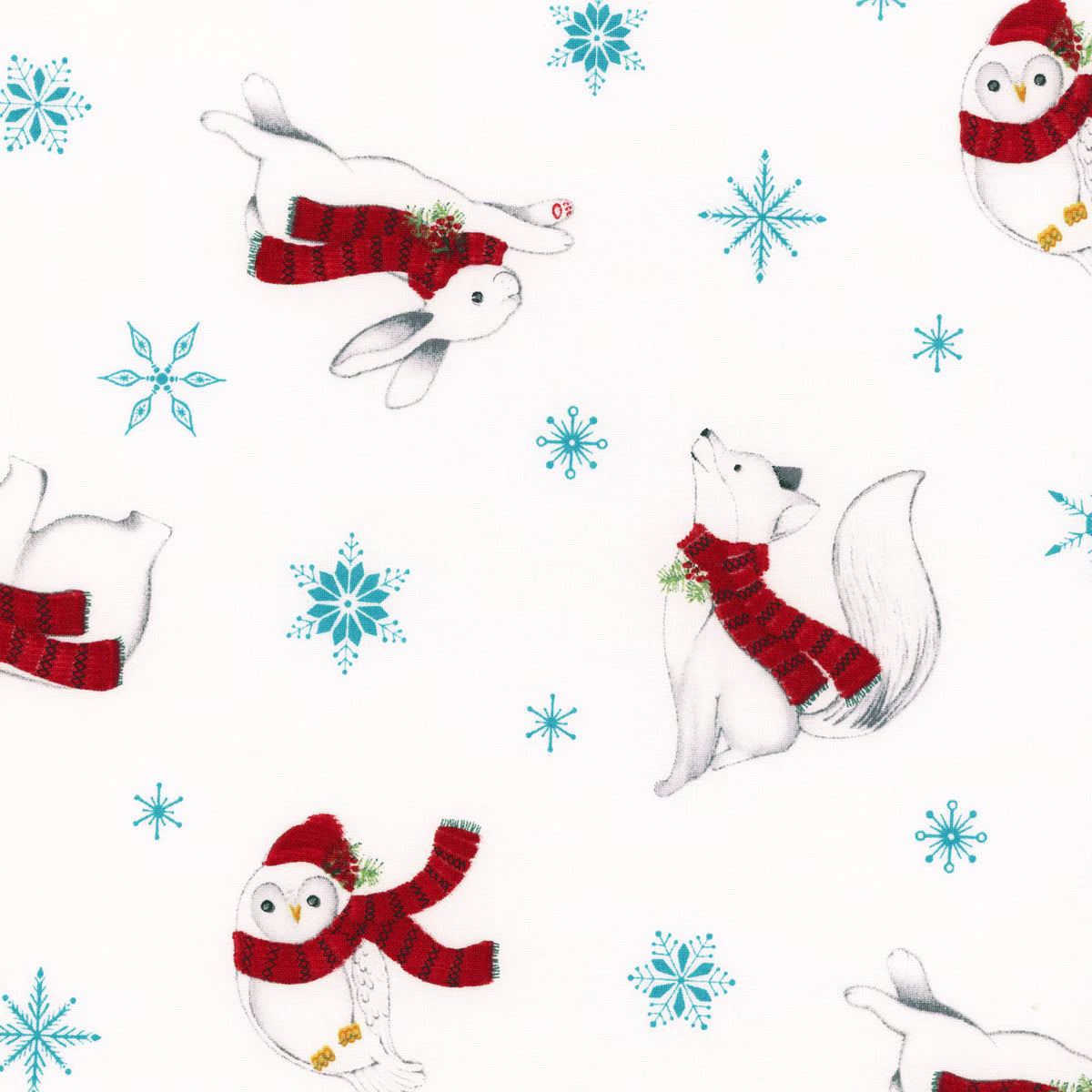 Woodland Wishes White Multi | Michael Zendell