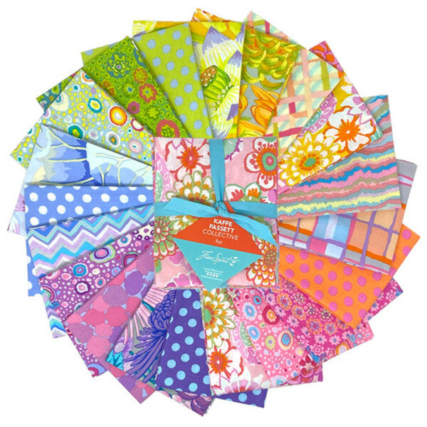 Charm Pack in Sorbet 20 pcs | by Kaffe Fassett | Classics Plus