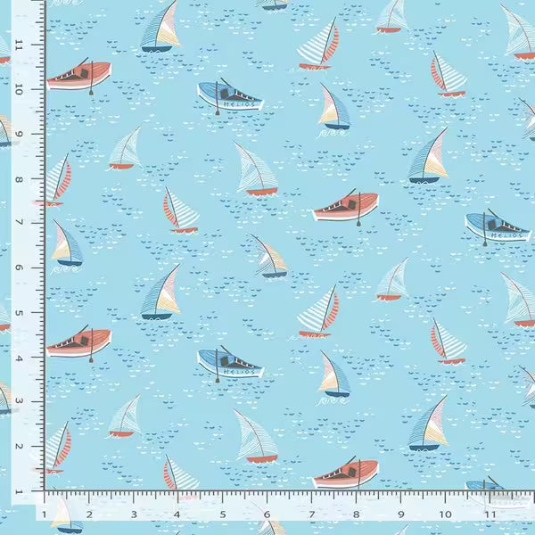 Seas the Day in Aqua | Dear Stella | Wanderlust Collection