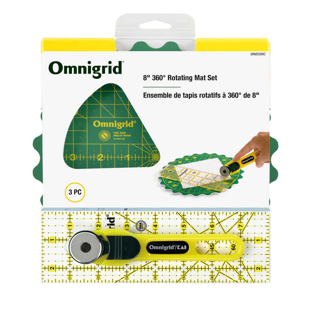 8" 360 Rotating Mat Set
