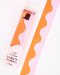 Wavy Webbing in Grapefruit - 1-1/2" width - by Renaissance Ribbons - 3 YD PACK