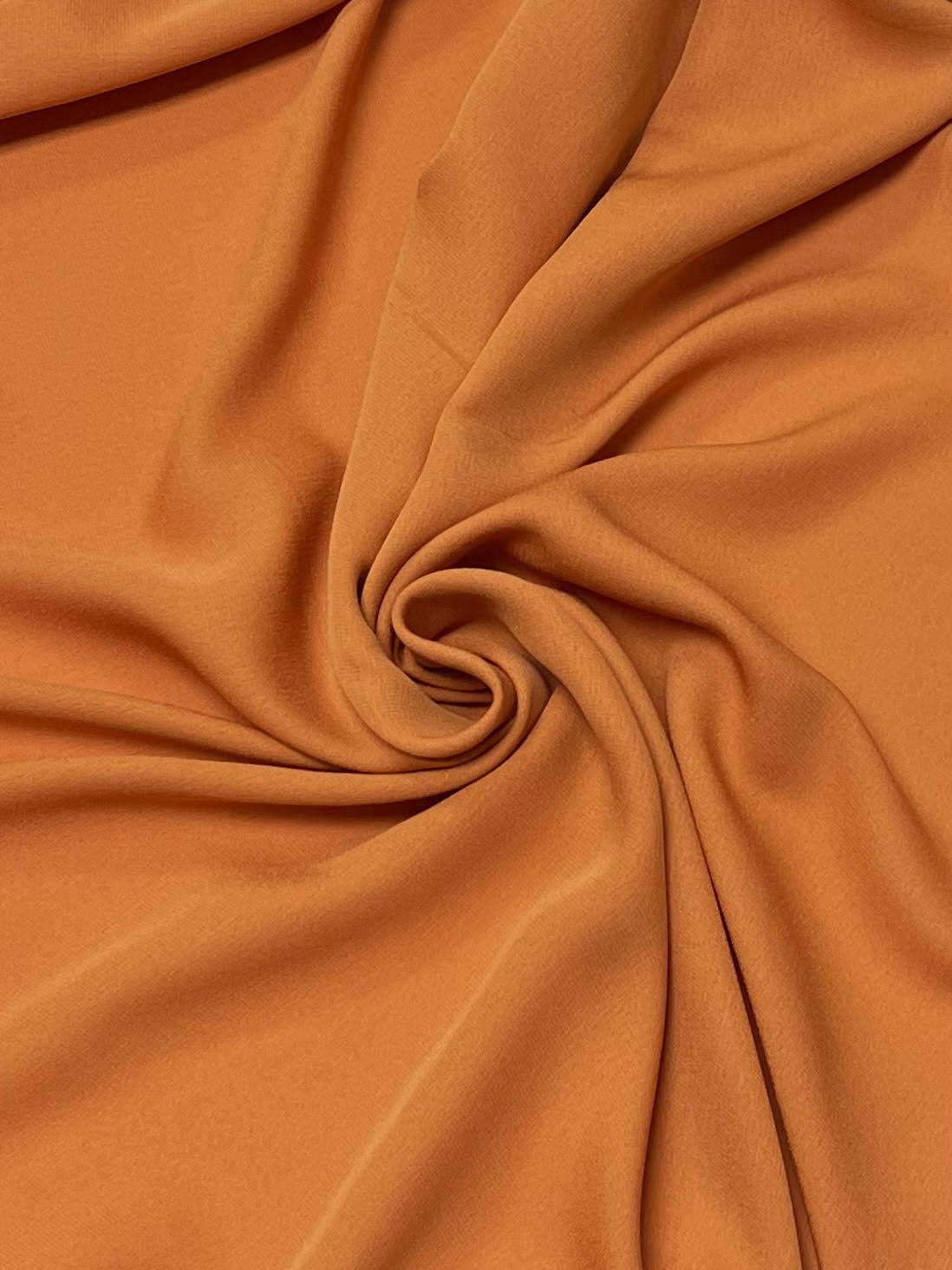 Orange Crepe | Silk | Made in Italy