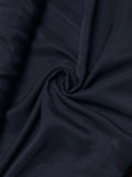 Navy Blue Chiffon | Silk | Made in Italy