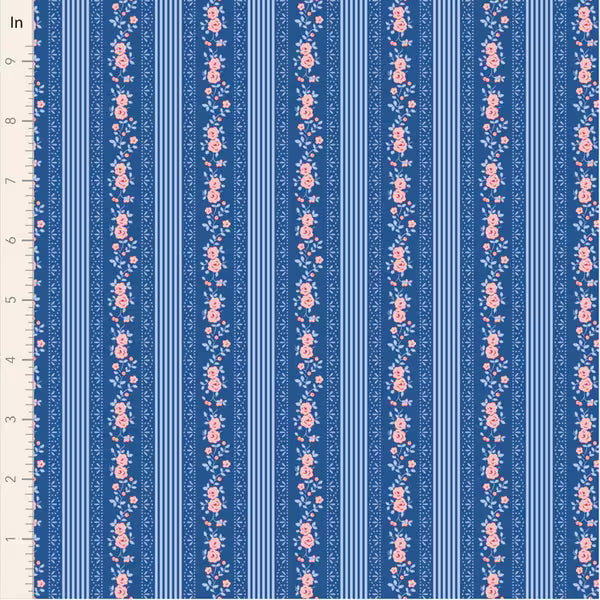 Claramay in Denim | Tone Finnanger | Tilda Fabrics | Something Blue