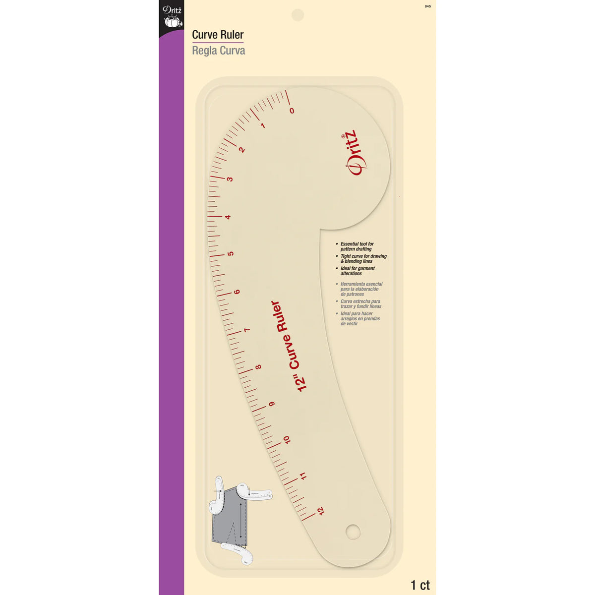 12" Curve Ruler