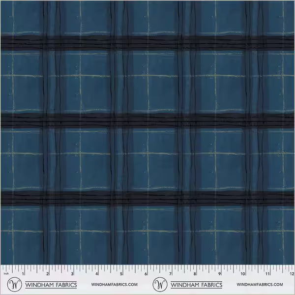 Window Pane Plaid in Night Sky | The Plaid One | Marcia Derse